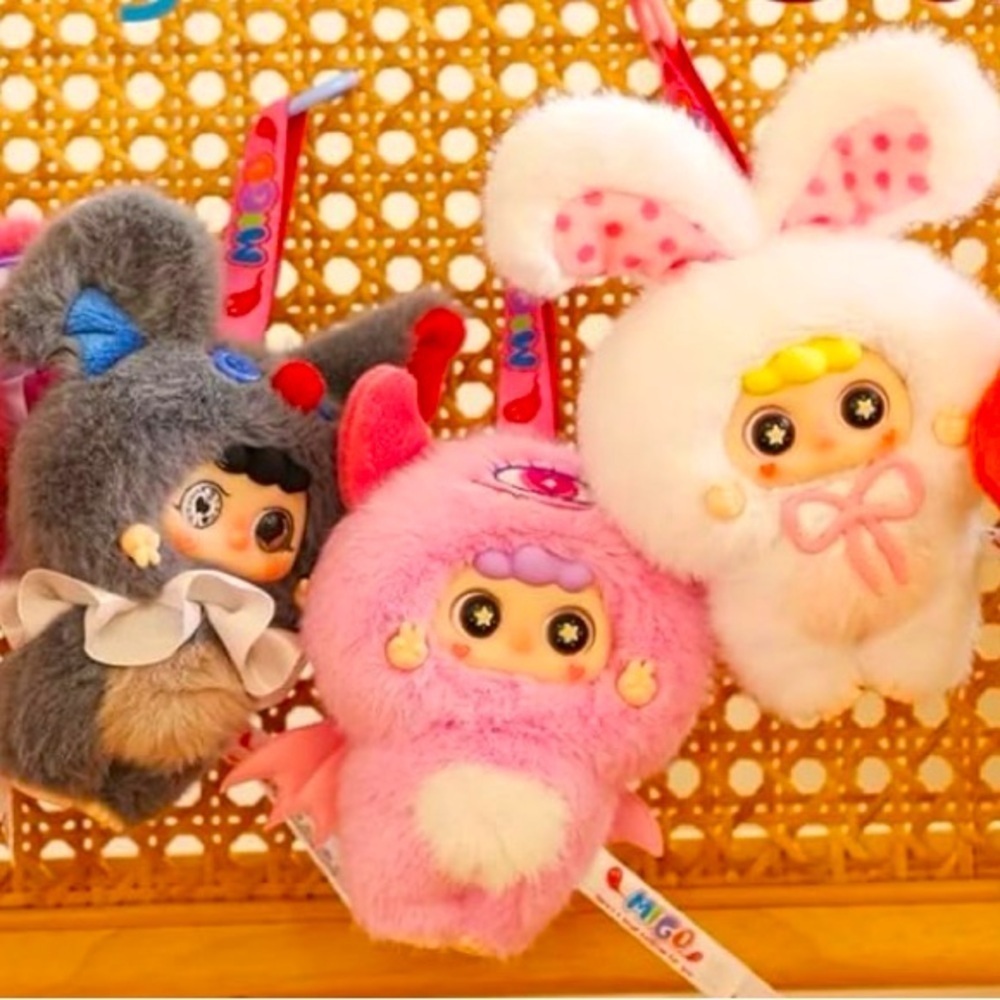 🐱New! Migo Little Troublemaker Plush Pendant Mystery Blind Box.